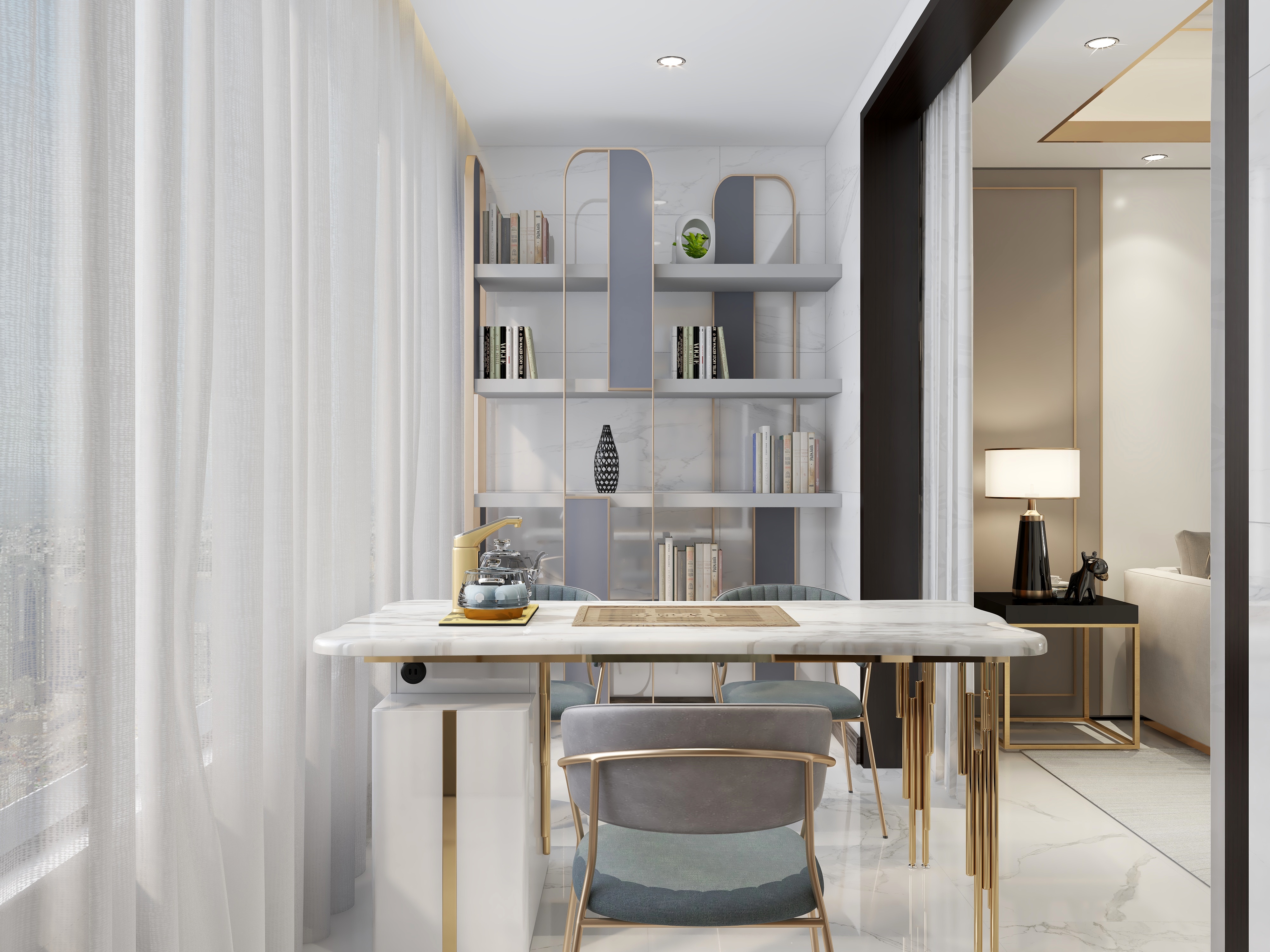 涂良辉-现代轻奢140-装修设计方案