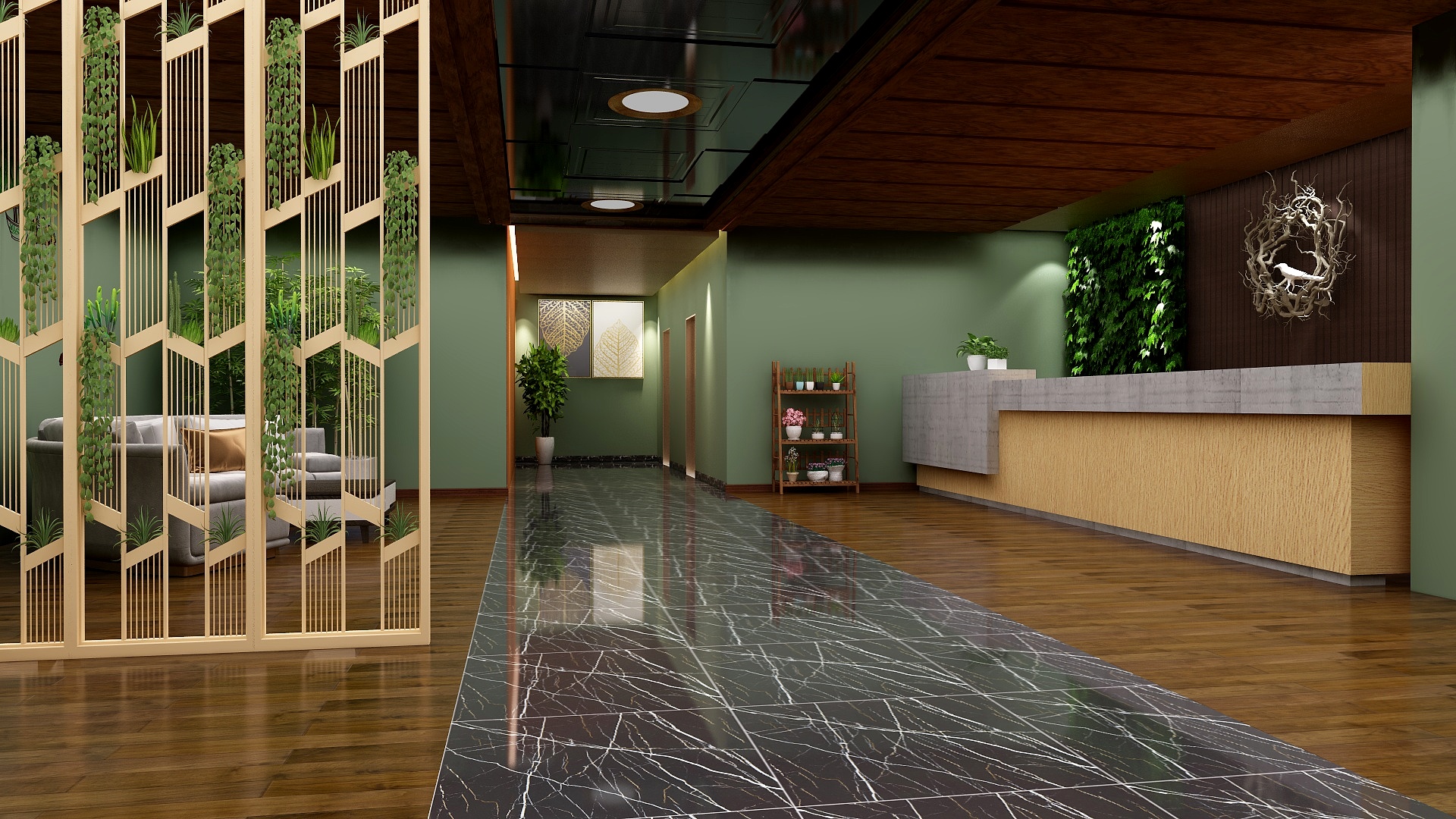 金桂ePcg-自然风大堂-装修设计方案