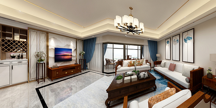 刘子炜-御花园杨总雅居-装修设计方案