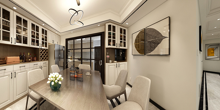 馨巢装饰CDKm-山湖蓝湾161户型-装修设计方案