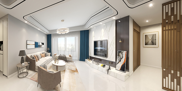 YX空間设计-现代轻奢-装修设计方案