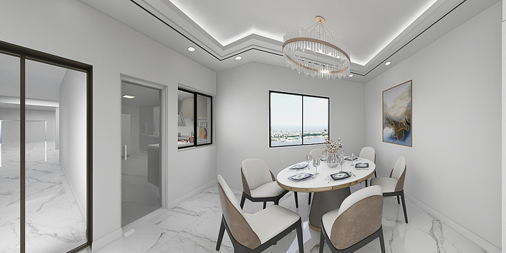 Elshaara泉-梁总家装1楼-装修设计方案