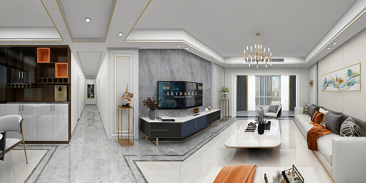 在水二方呢-香榭丽舍C3-2002-0628-装修设计方案