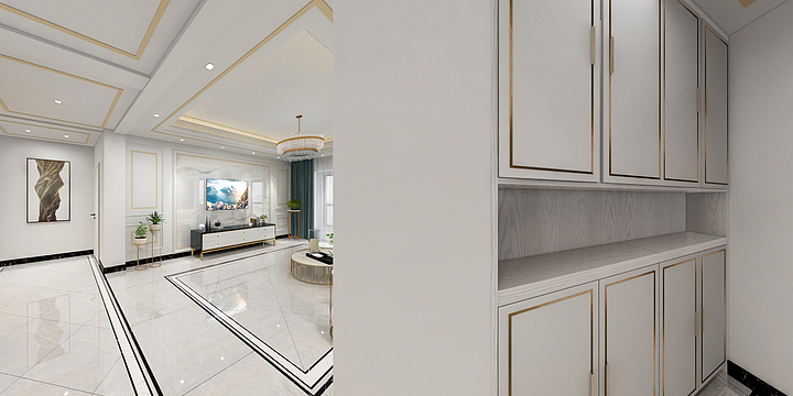 上海以渲装饰工程有限公司-上海以渲装饰--桥头五丰村-装修设计方案