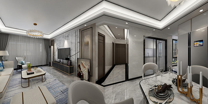 聆度设计-富林.尚观嘉园二期洋房-现代轻奢-副本-装修设计方案