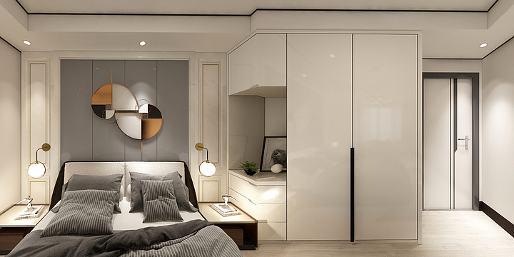 SHICHUHAN-现代简约|兴隆书香名院6-105室二楼-装修设计方案