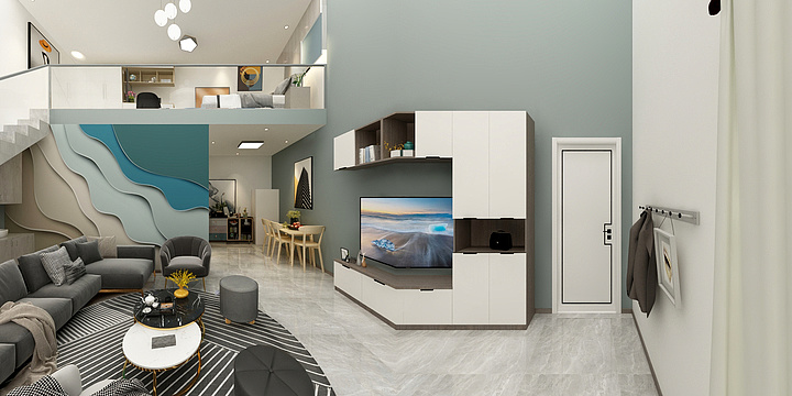 LUZIYONG-复式二层-2-装修设计方案