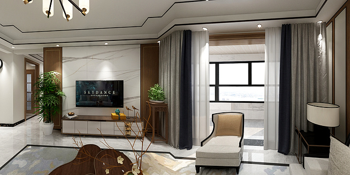 工装设计图-东湖世纪城5-8-9中西，新中式-装修设计方案