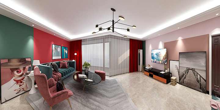 墨画飞飞-奎星苑13#2501-装修设计方案