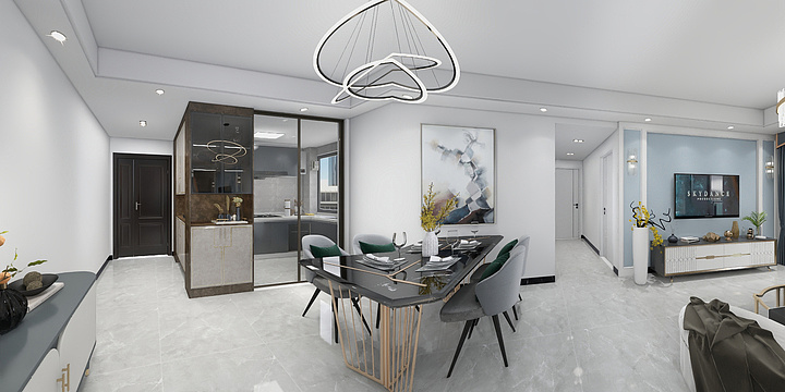 三景装饰-天际阳光1栋2104单元-装修设计方案