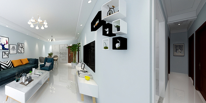 云顶装饰空间设计-东关家园-装修设计方案