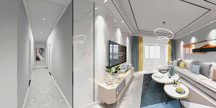 惠子航-豪城天下123.5-装修设计方案