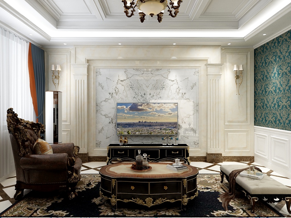 DAZIRANNN-王李庄欧式改轻奢-装修设计方案