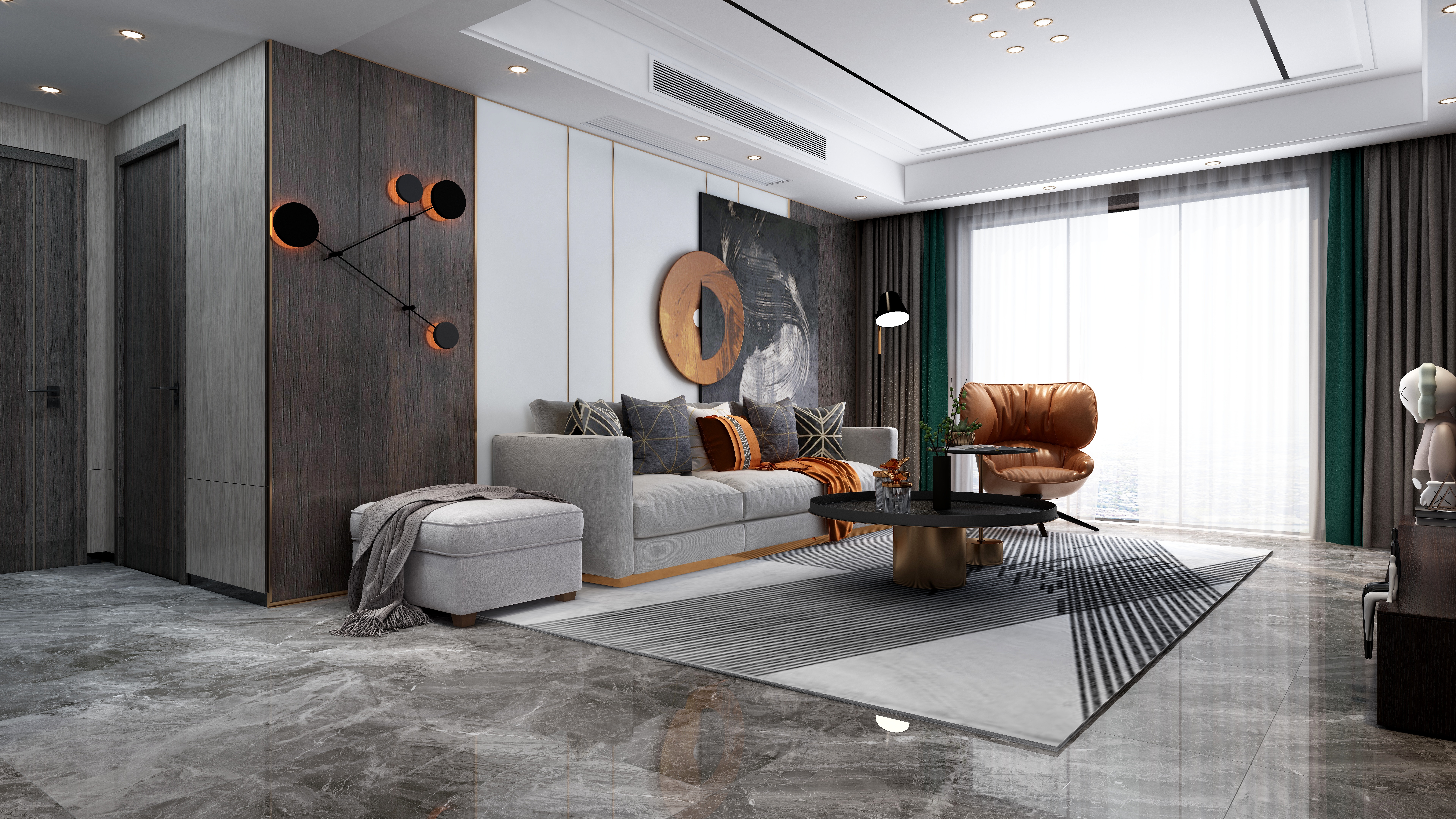 杨楠-弘辉首玺-现代轻奢装修效果图