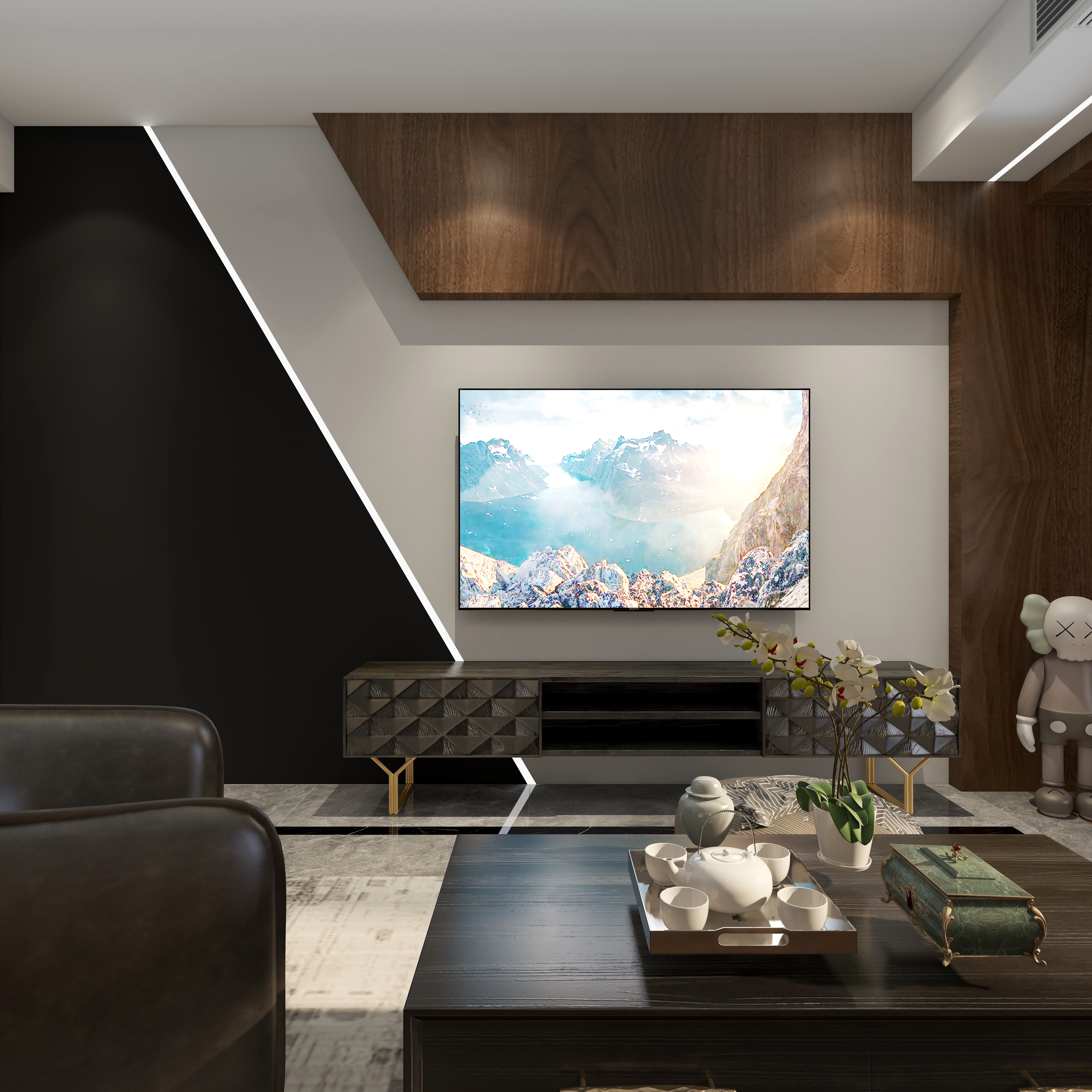 雯丽丽-旭辉珺悦府C户型-110m²装修效果图