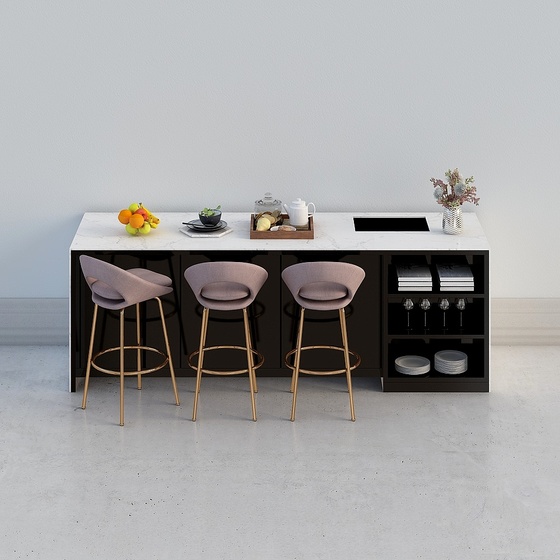 Modern Bar Tables,Black