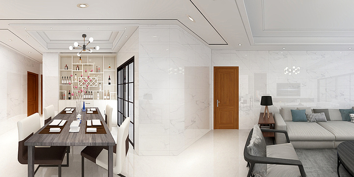 VISM丶Design-鸿达花园-装修设计方案