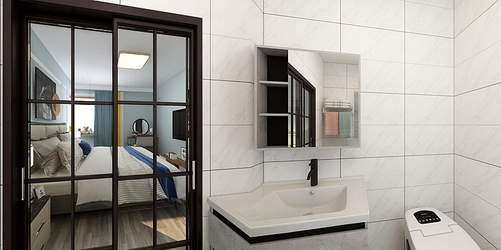 圣平装饰建材-祥源金港湾8-2601-方案3-装修设计方案