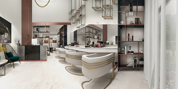 效果图FZ-上村花园--美甲店-副本-副本-装修设计方案