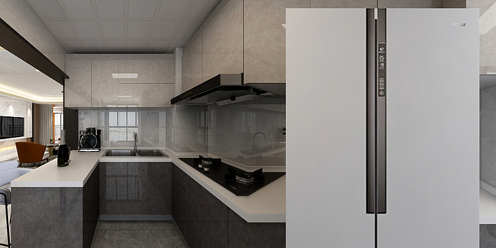 独立设计吕工-金门塘160方三婶-模型-副本-装修设计方案