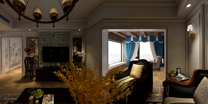 欧思远-幸福城刘总雅居-装修设计方案