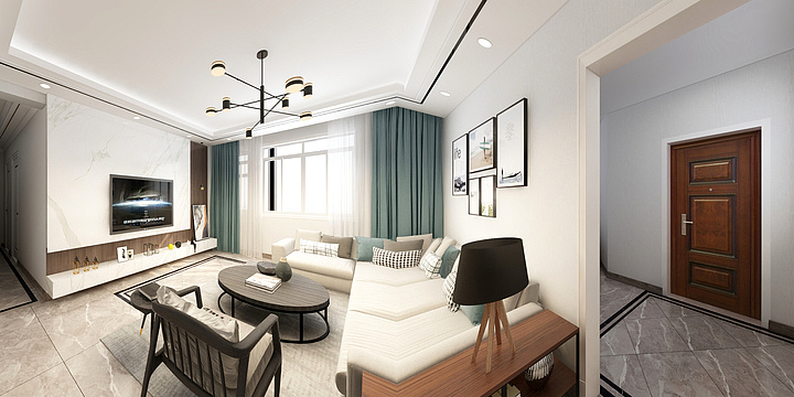 百艳臻品高端窗帘软装馆-书香名邸36栋304吴总-装修设计方案