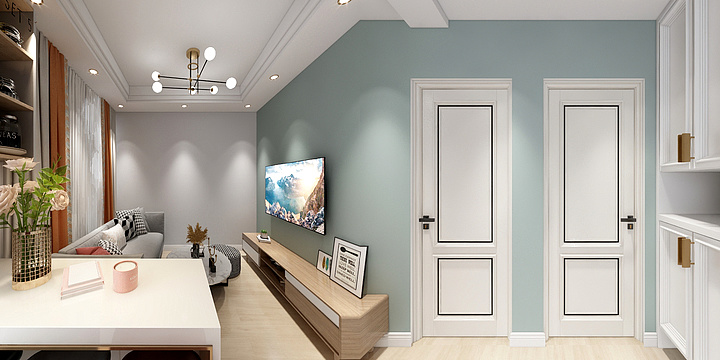 张海侠-东直门两居-装修设计方案