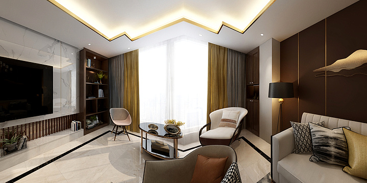 贵泰保利全案设计-世纪花园1-装修设计方案