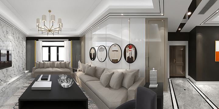 崔永辉-孝里户型图3-现代轻奢-装修设计方案