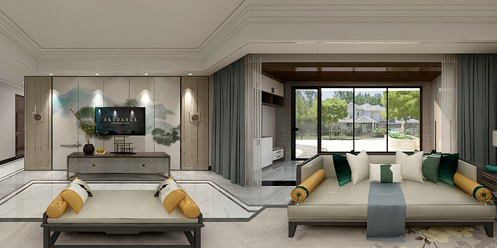 鸿韵装饰1-莱茵河畔8-1-502-装修设计方案