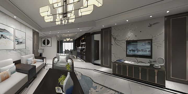 室内设计_周洲-山水岭居6-1-0101作图-装修设计方案