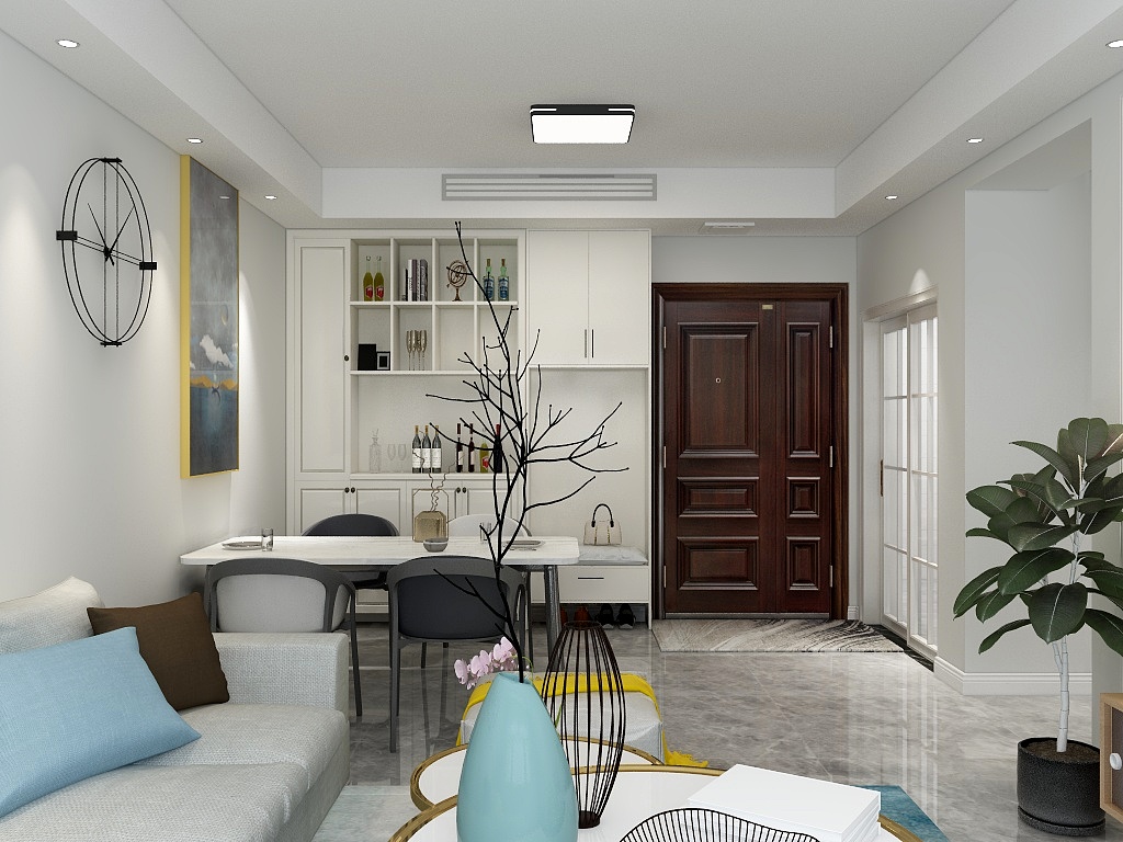 家居家装设计灬乔-棠悦60-1-1703刘永强现代方案1-装修设计方案