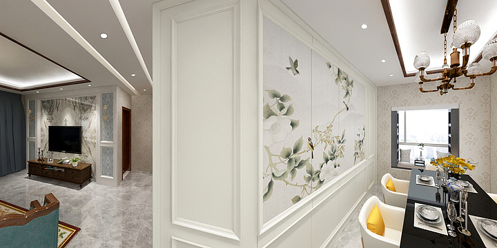 亿隆全屋定制-134平网上接单-装修设计方案