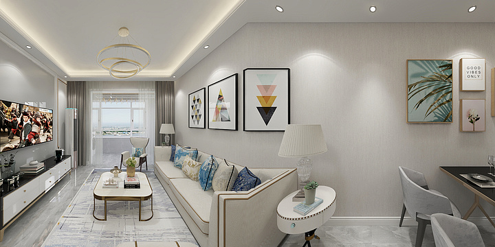 简室内设计-金辉公园里谭女士-装修设计方案