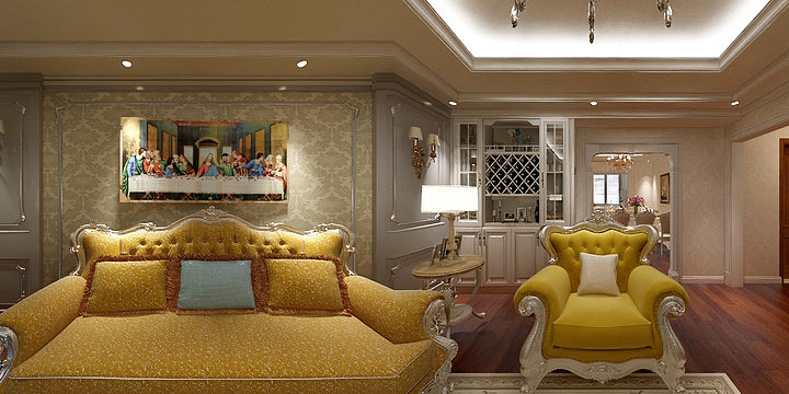 设计王小讲-陈指挥-美式-装修设计方案