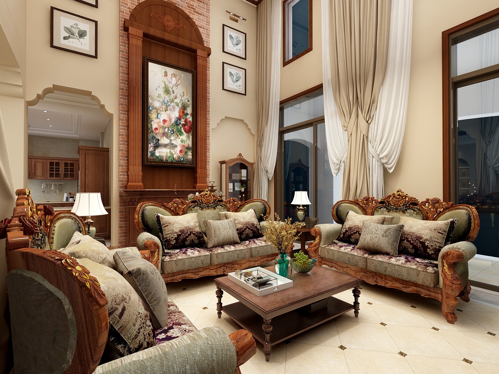 小熊某人-岭尚山河别墅-装修设计方案