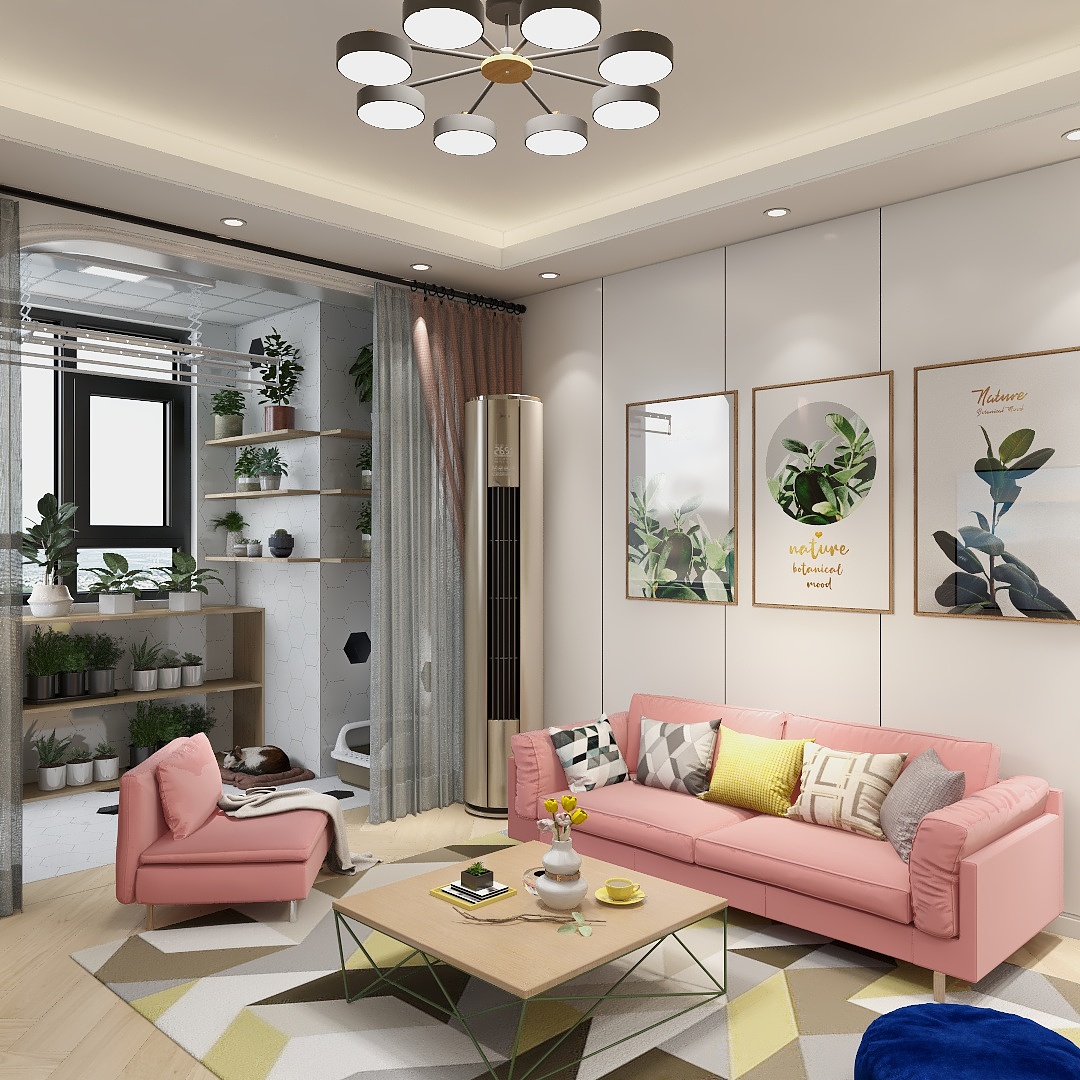 赵冬磊-德信海德公园83.00㎡A2’3室2厅1卫1厨-装修设计方案