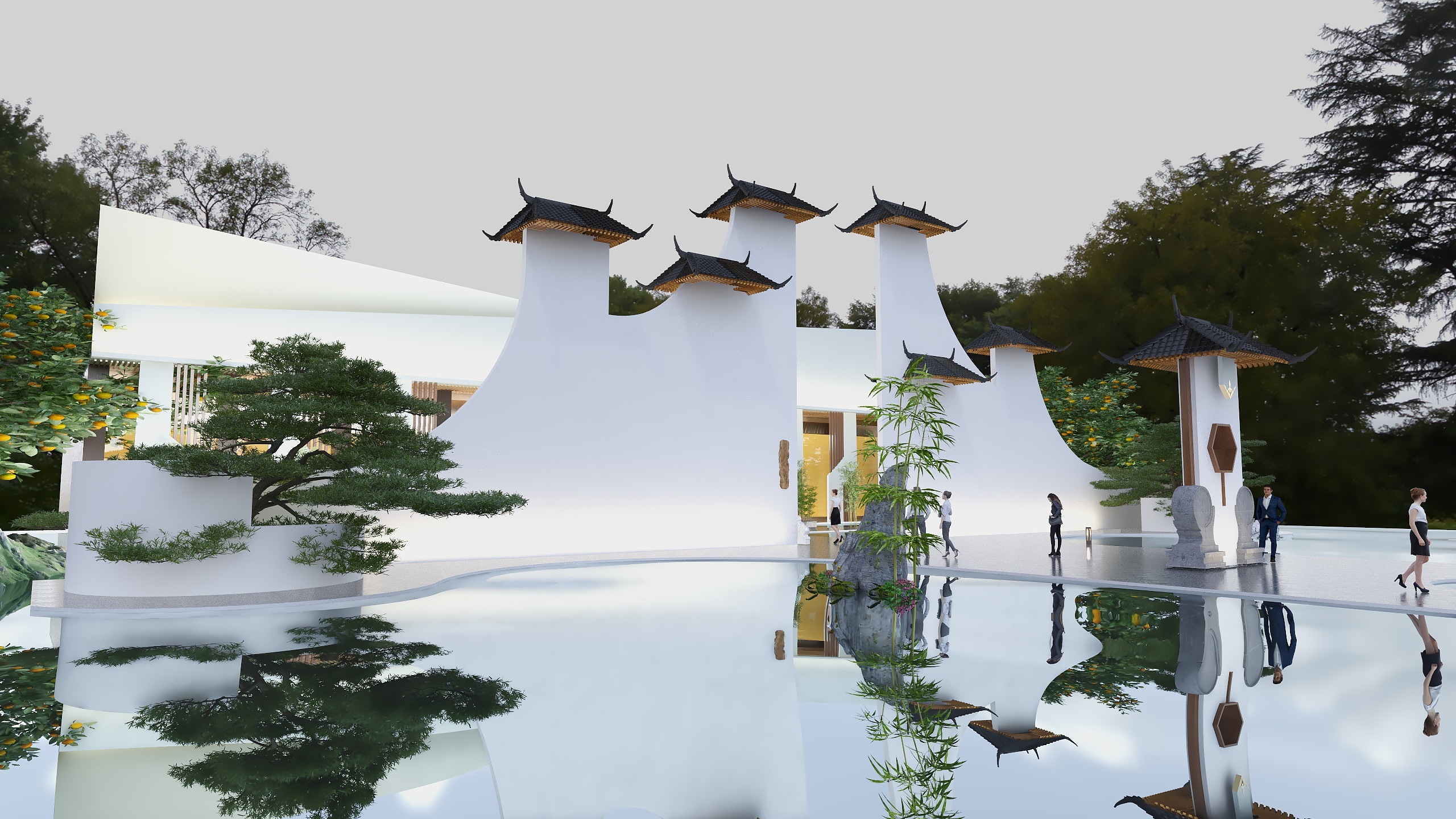 星体风云-售楼外建装修效果图