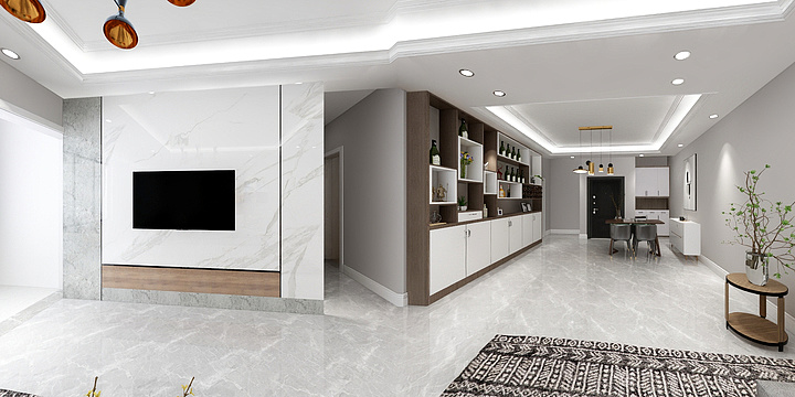 曲靖创卓装饰-菌都中央4号房-装修设计方案