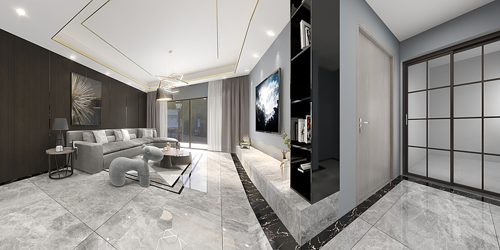 清晨PM_TEHI-现代简约-装修设计方案