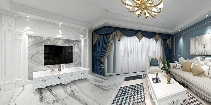 奕橙空间设计-紫金湾景泰138.22-装修设计方案