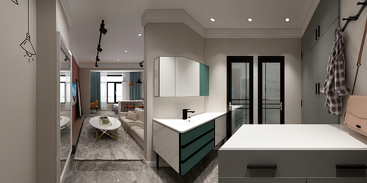 ylearner-单身公寓-装修设计方案