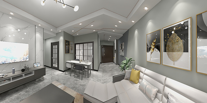 觅糖装饰熊先生-阳光中心城-装修设计方案