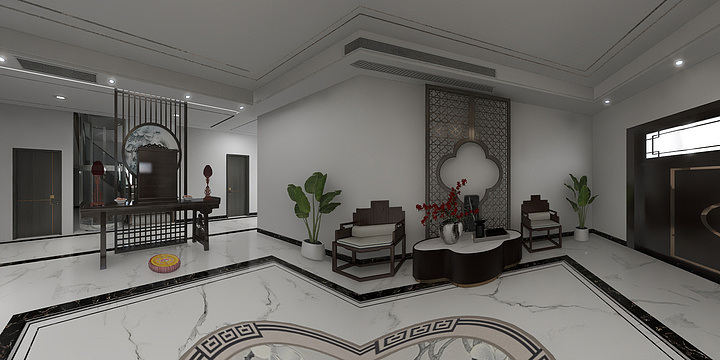 安化百安装饰-栗林-郭总别墅-装修设计方案