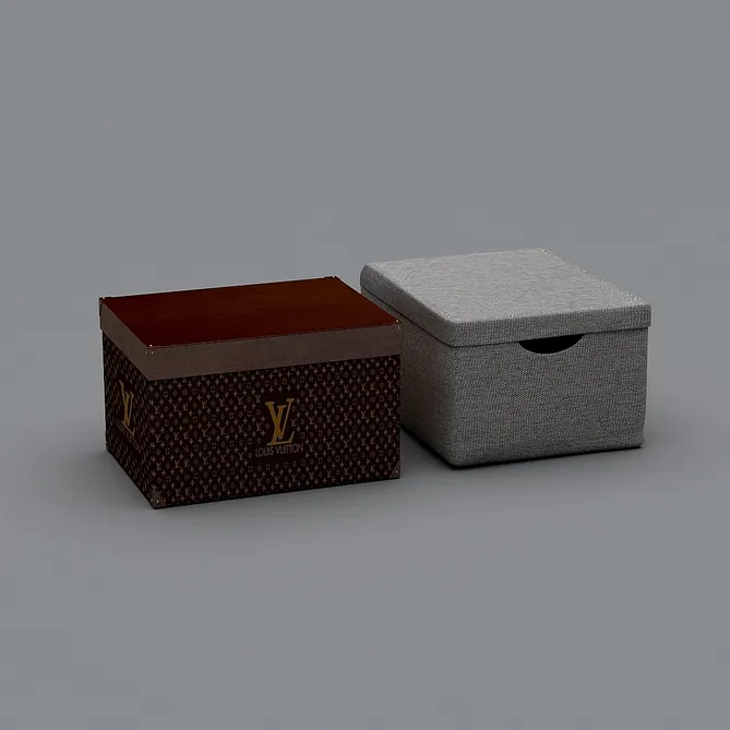 Louis Vuitton Trunk 3D model