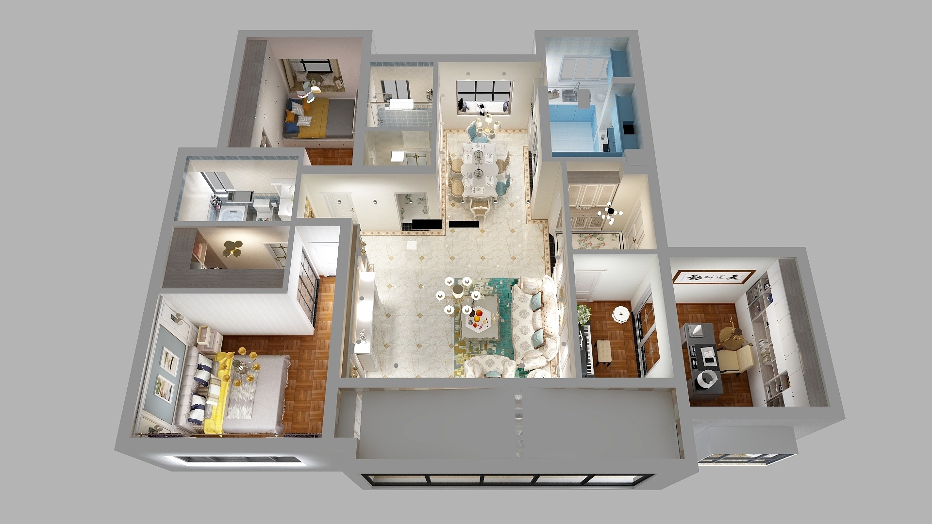 吴木贞-考核户型-装修设计方案