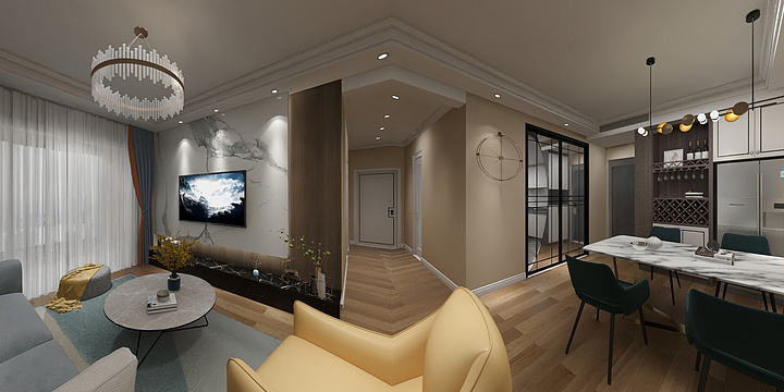 设计师陈朝国-正弘美林苑冯老师-装修设计方案