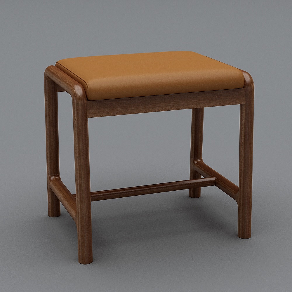 精至-ZD-802妆凳3D模型