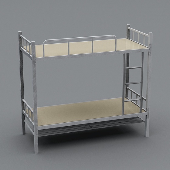 double iron bed