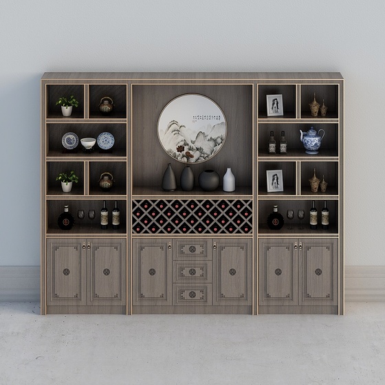 New Chinese style wine cabinet